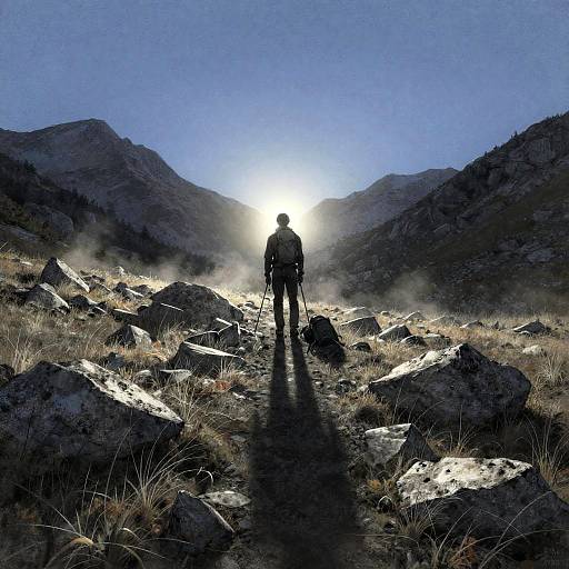 Graphite Drawing of Alpine Climber