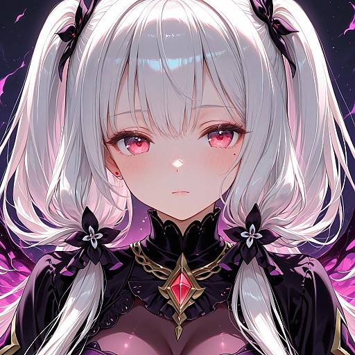 Illustration of Grima (fire emblem), fire emblem in the style of Cuteg