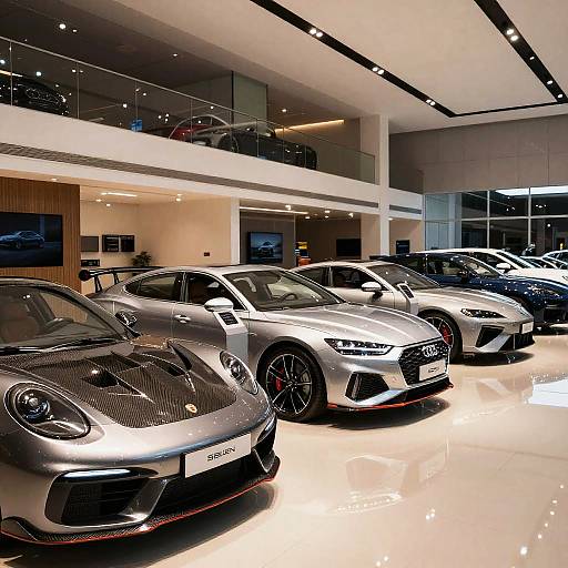 Luxury Saleen Vehicle Showroom Display