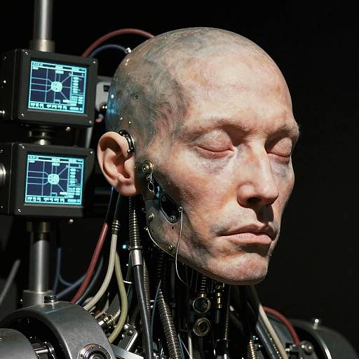 Cyborg Masterpiece in H.R. Giger Style