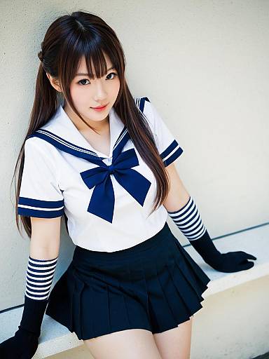 Lifestyle costume photo of Arihara tsubasa. Cosplay clothes