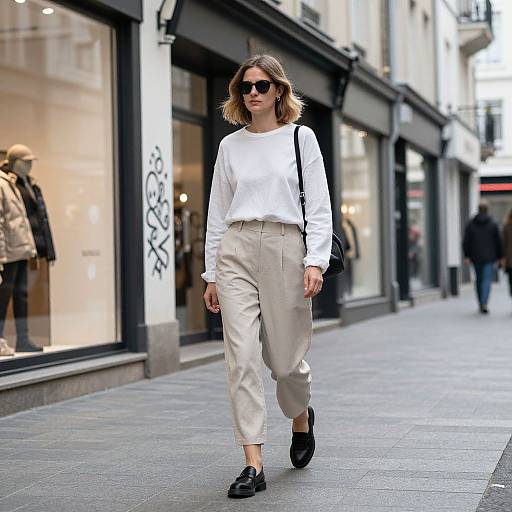 Minimalist European Urban Street Style