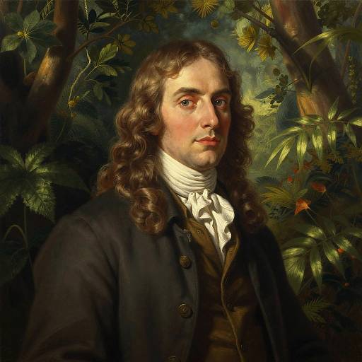 Visionary Naturalist in Lush Forest