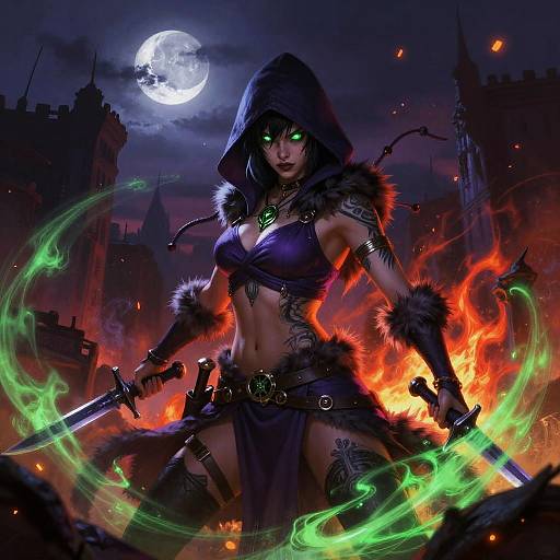 Twilight Assassin with Shadow Daggers