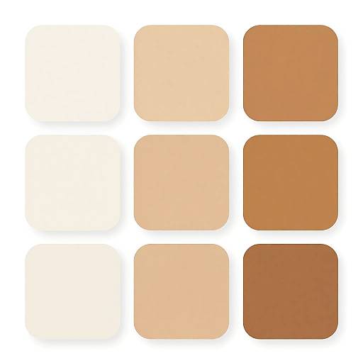 Modern Art Tan Color Palette