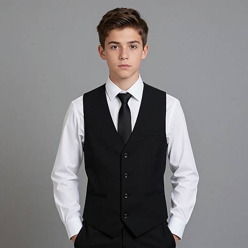 Realistic Male Formal Wear Portrait