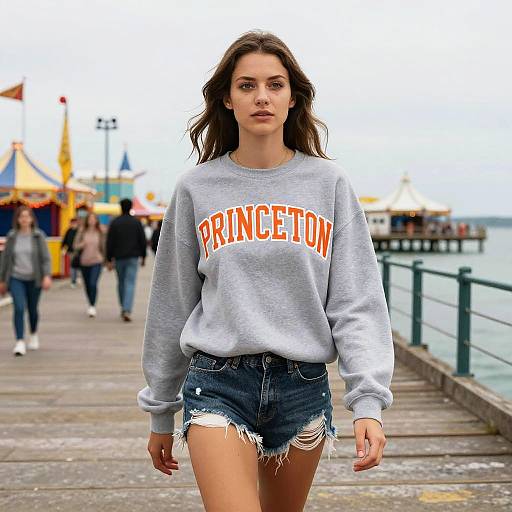 Svelte Woman by Pier in Princeton Sweatshirt
