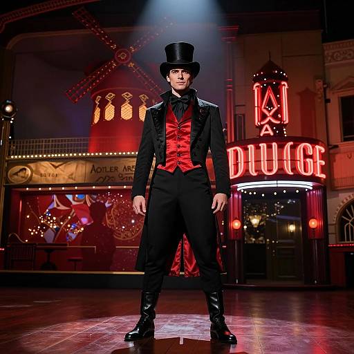 Dramatic Moulin Rouge Magician Performance