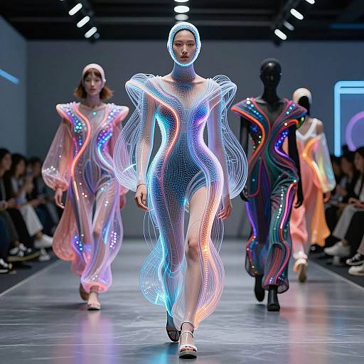 Avant-Garde AI Fashion Runway Show