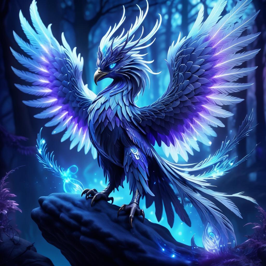 Enchanted Griffin in a Dreamlike Realm