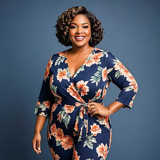 Joyful Plus Size Fashion Photo Shoot Joyful Plus Size Fashion Photo Shoot