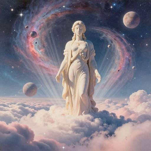 Adamski Style Cosmic Dreamscape