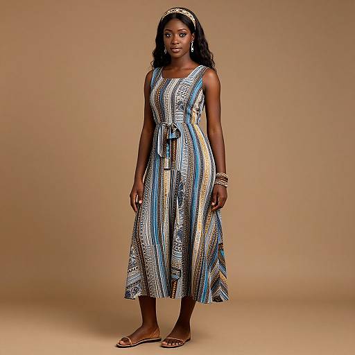 Classic Ankara Style Woman Portrait