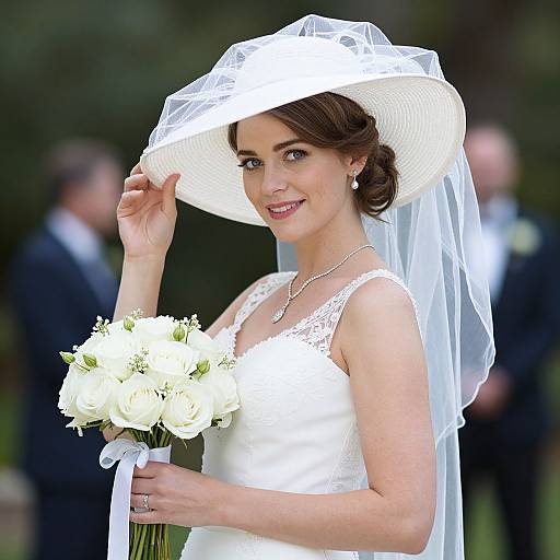 Carole Baskin Wedding Portrait