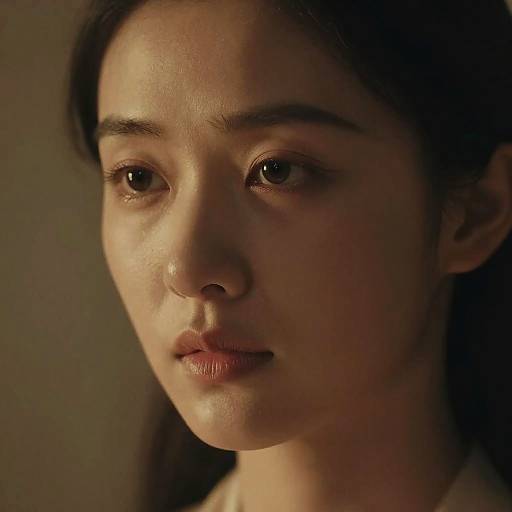 Mysterious Woman's Lustful Portrait