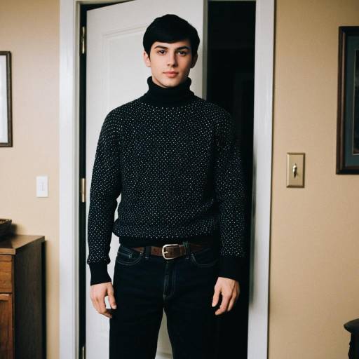 Stylish Black Thermal Shirt Costume