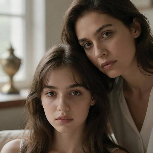 Portrait of Two Women with Soft Natural Light