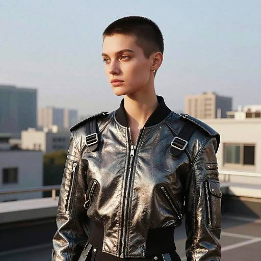 Futuristic Undercut Fashion Editorial