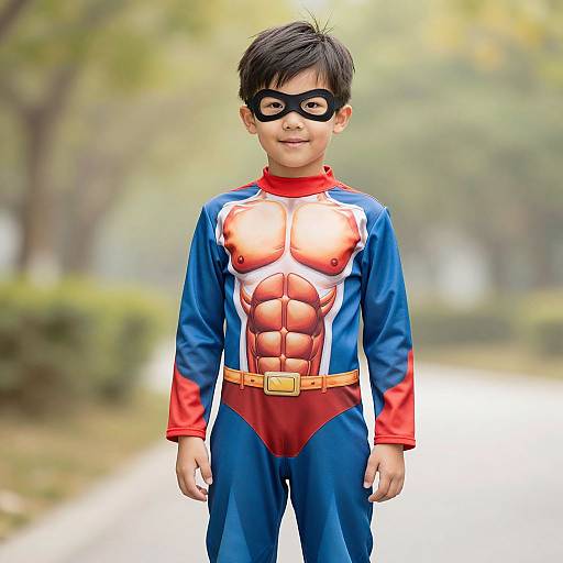 Muscle Suit Superhero Kid Costume