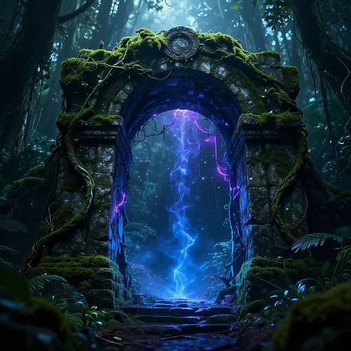 Ancient Thaumic Portal in Mystic Jungle