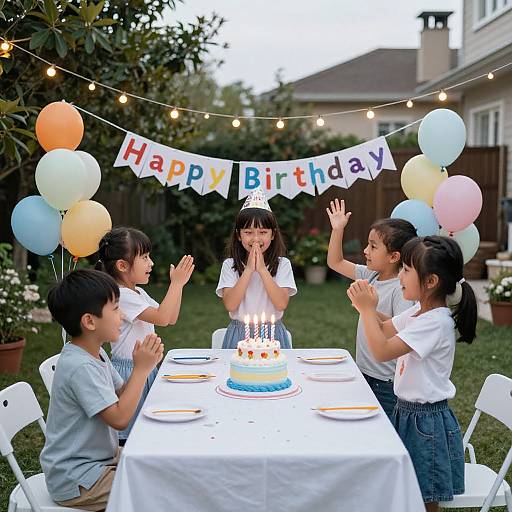 Joyful Backyard Birthday Celebration
