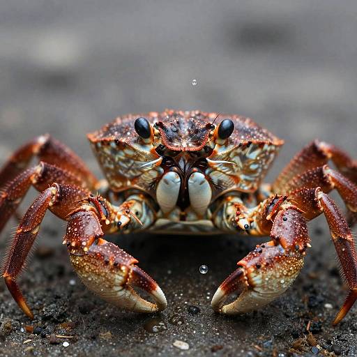 Photorealistic Crab with Whiskers