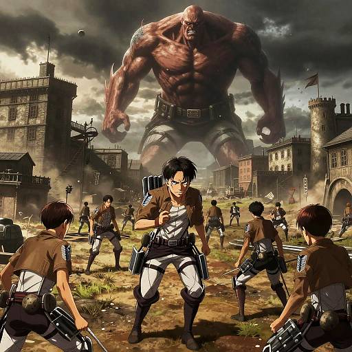 Dark Historical Attack on Titan Battlefield