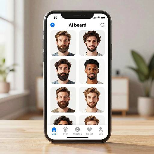 AI Beard Style Preview App