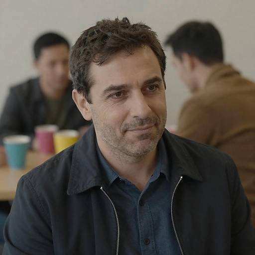 Casual Indoor Gathering Portrait