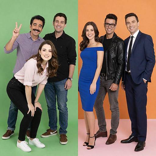 Vibrant Group Photo with Diverse Styles