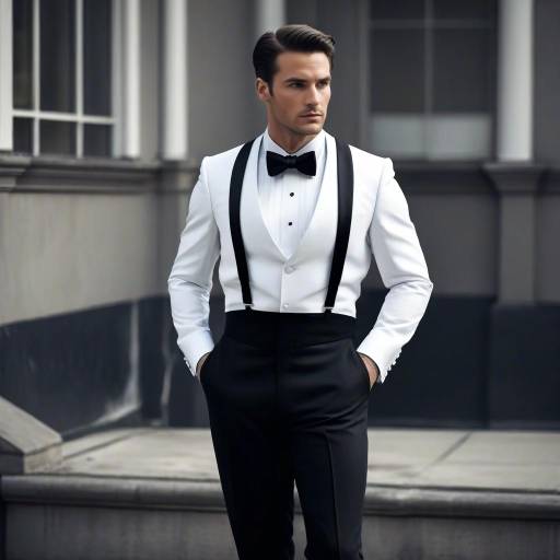 Sophisticated Gentleman in Classic Tuxedo