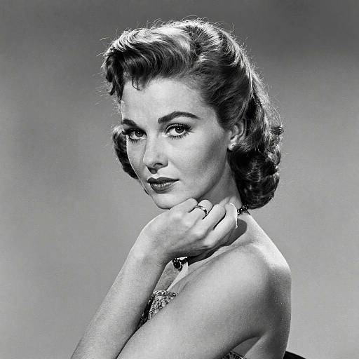 Young Diana Rigg 1960s Studio Portrait