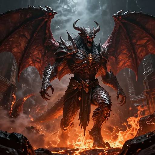 Fiery Demon Lord Emerges