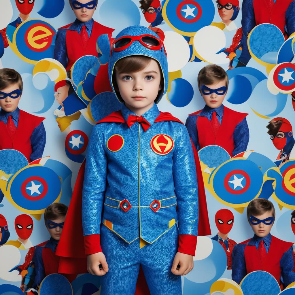 Playful Superhero Portrait Photography