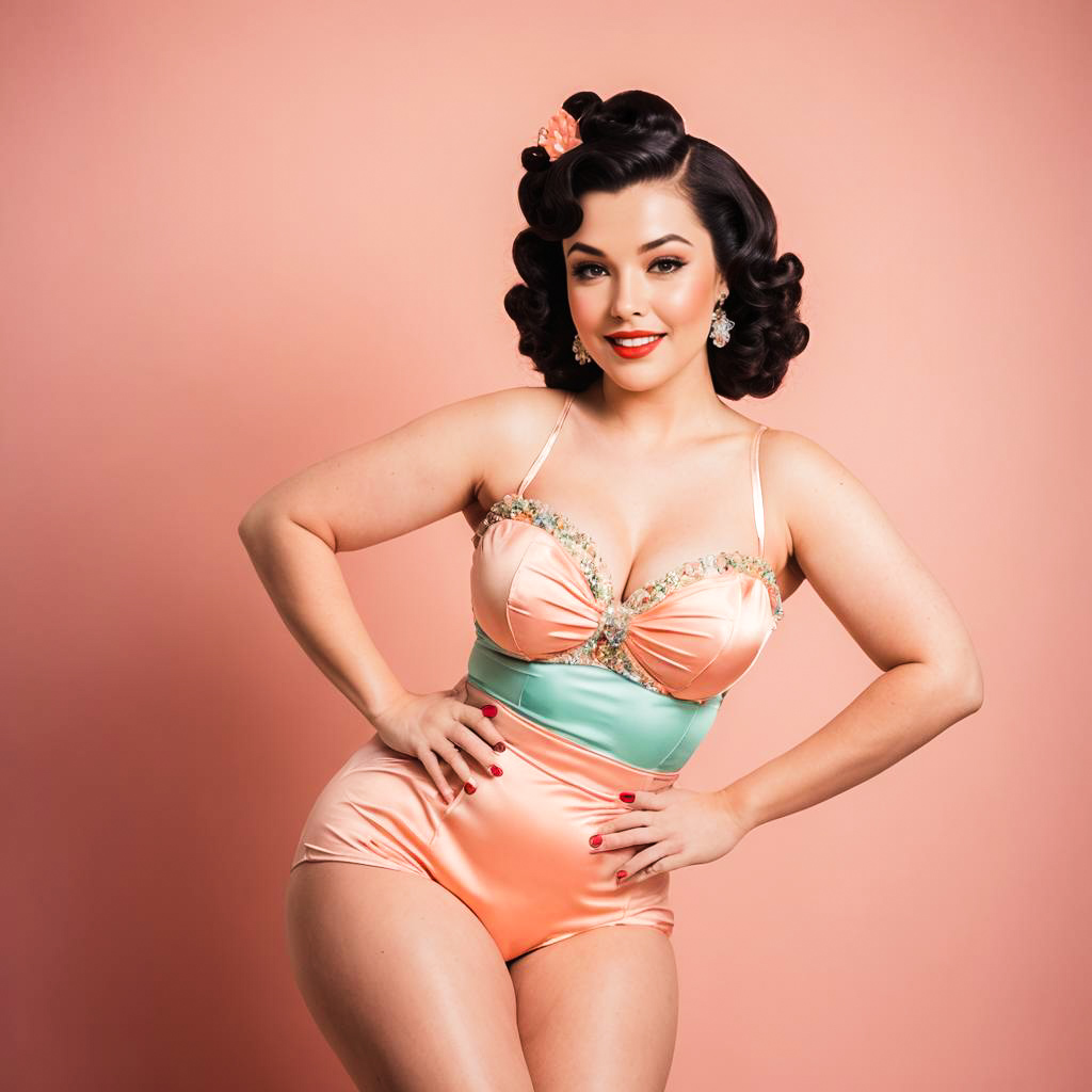 Playful Retro Burlesque Photo Shoot