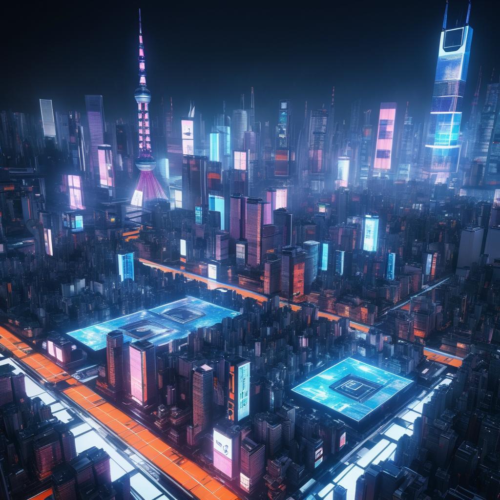 Hyperrealistic Futuristic Tokyo Experience