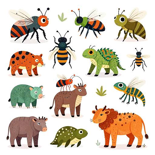 Whimsical Animal Hybrid Chimera Generator