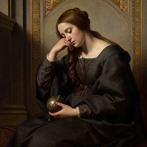 Hyper-Realistic Penitent Magdalene Artwork