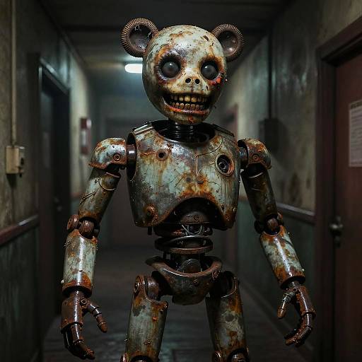 Worn-Out Freddy Fazbear Animatronic