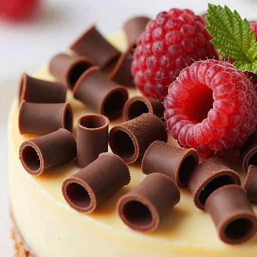 Decadent Cheesecake with Raspberries