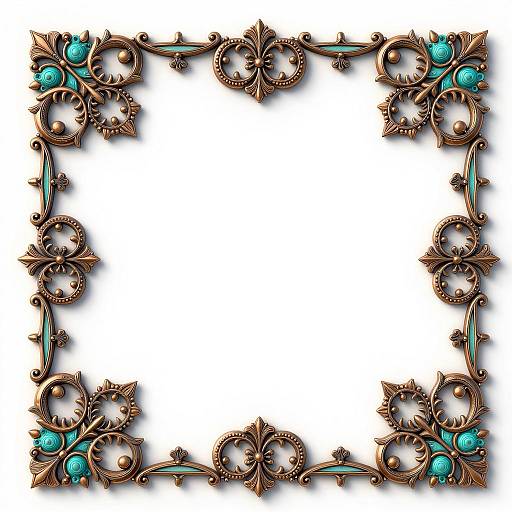 Victorian Scrollwork Patterns with Patina