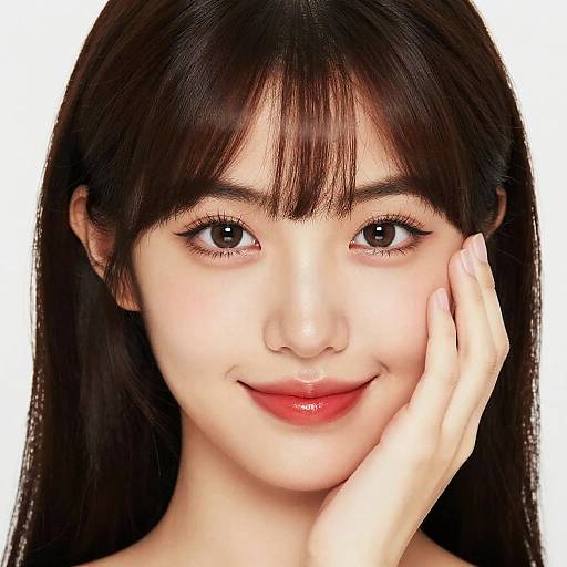 Confident Young Woman Close-Up Portrait