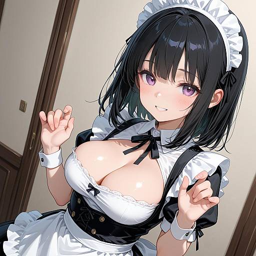 Smiling Maid with Chichibukuro