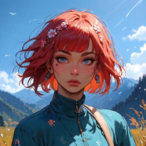 Serene Portrait of a Mountainous Day