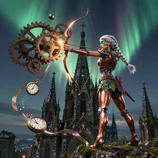 Clockwork Archer on Aurora Cathedral Spire