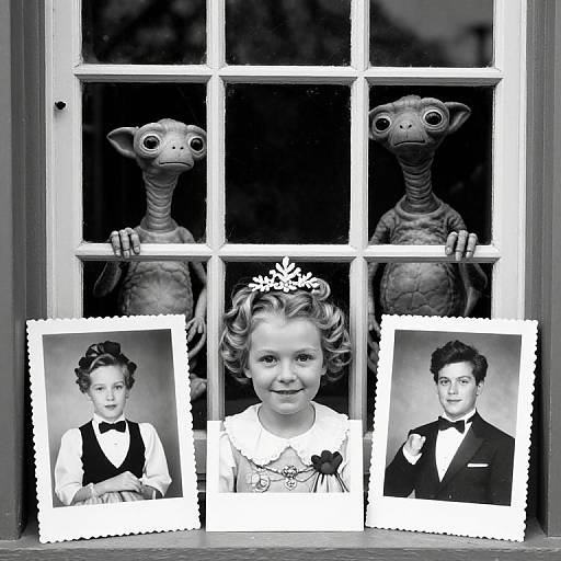 Vintage Queen of Hearts with E.T.