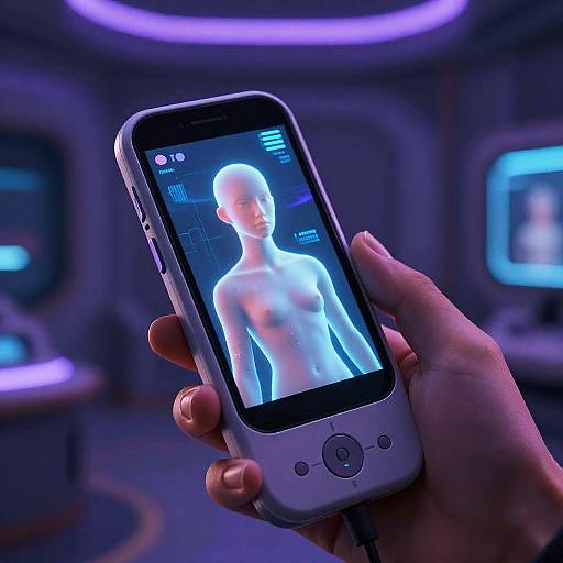 Futuristic 3D Body Avatar Device