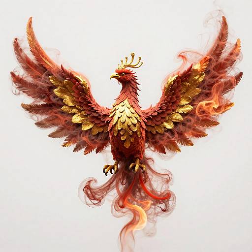 Radiant Phoenix Queen in Smoke