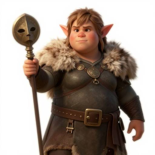 Fat Female Halfling Baker Character