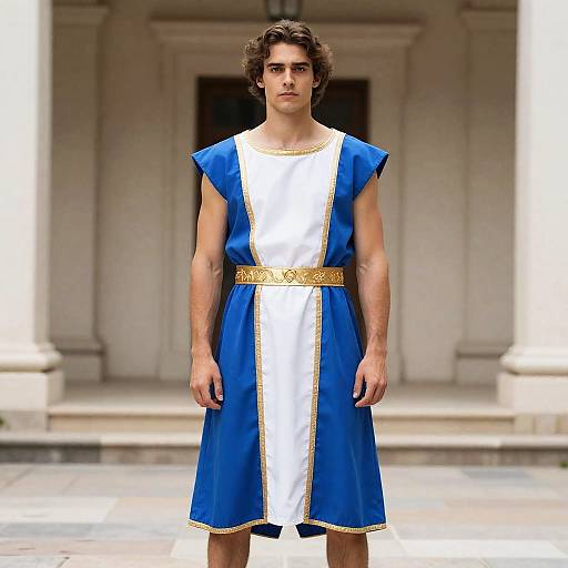 Man in Asclepius Costume